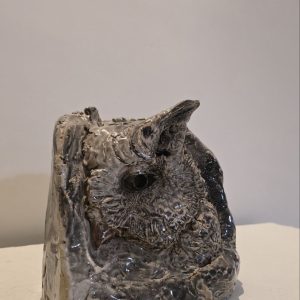 مجسمه جغد سرامیکی